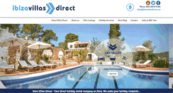 Desktop Screenshot of ibizavillasdirect.com